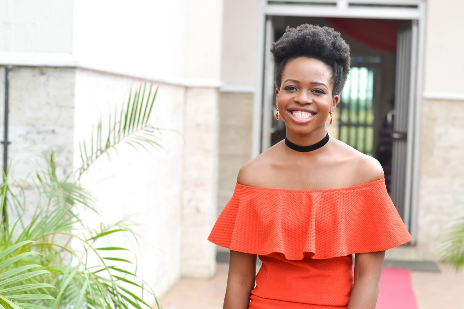 Nigerian off shoulder sales dress